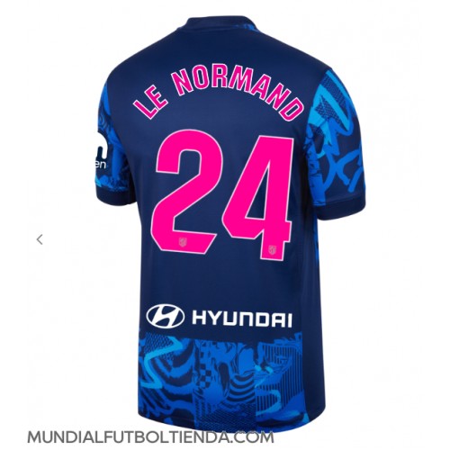 Camiseta Atletico Madrid Robin Le Normand #24 Tercera Equipación Replica 2024-25 mangas cortas